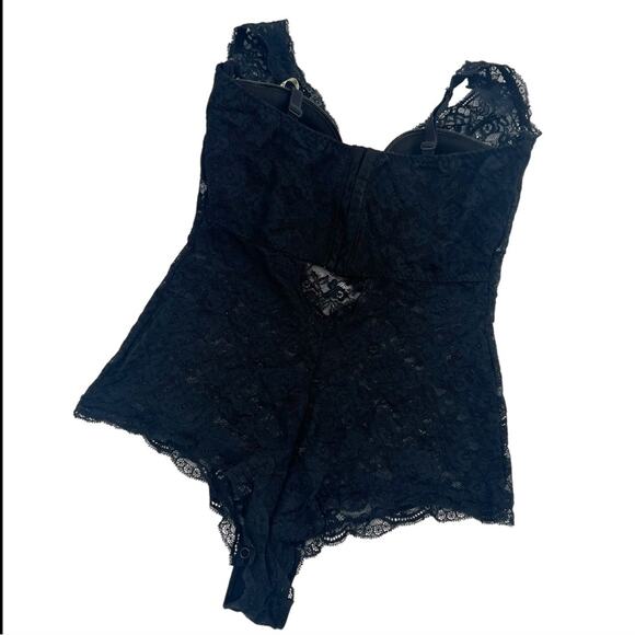 Intimissimi Eleonora Lace Bodysuit Black  38C - Picture 7 of 8